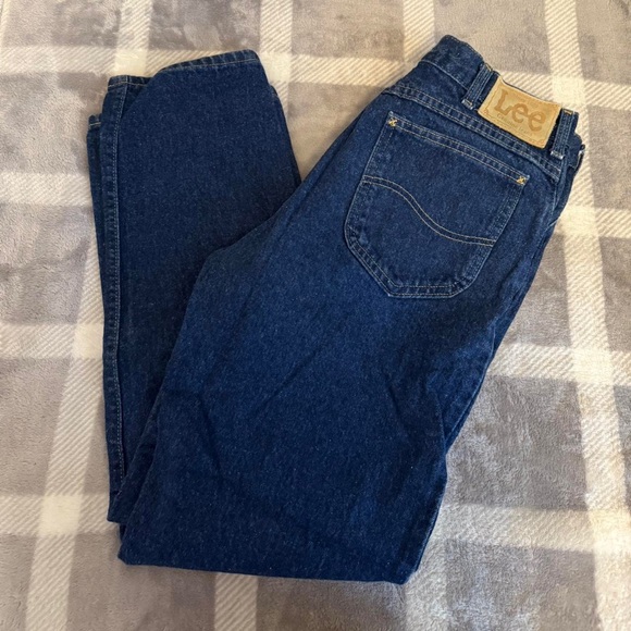 Lee Men's Dark Blue Relaxed Jeans - Picture 1 of 5